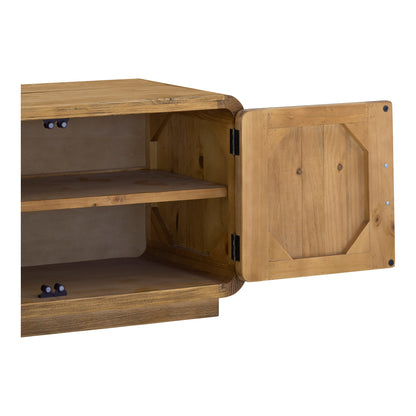Monterey Media Cabinet Rustic Blonde view 8