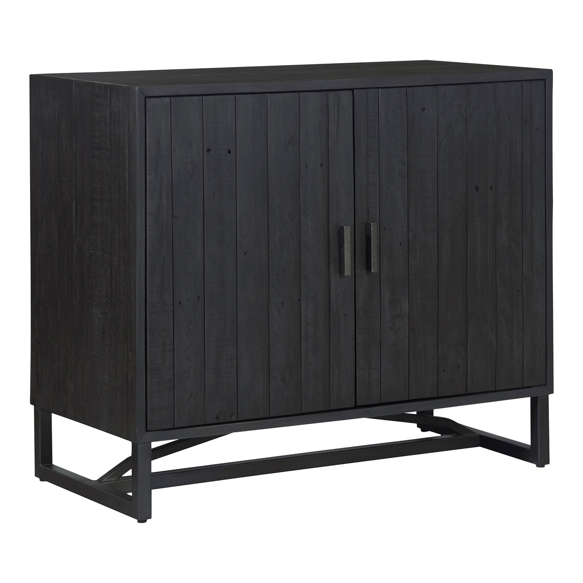 Sierra 2 Door Cabinet Black view 3