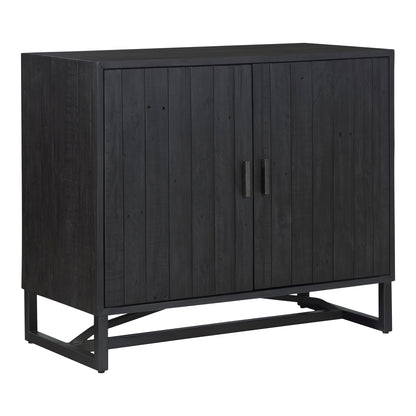 Sierra 2 Door Cabinet Black view 3