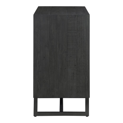 Sierra 2 Door Cabinet Black view 4