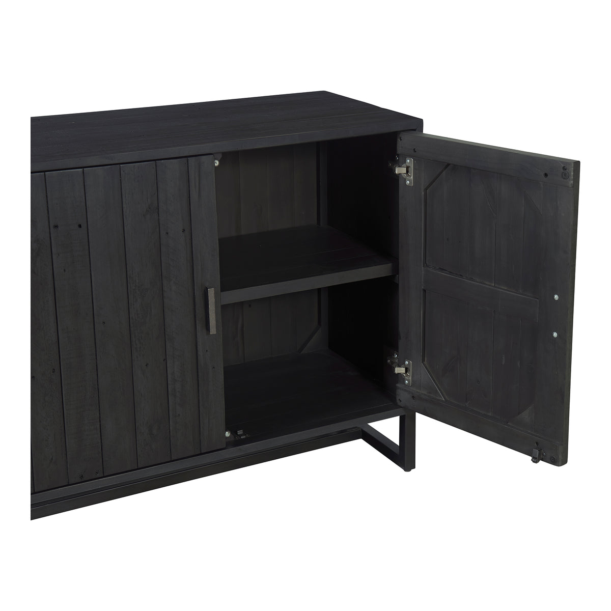 Sierra 2 Door Cabinet Black view 7