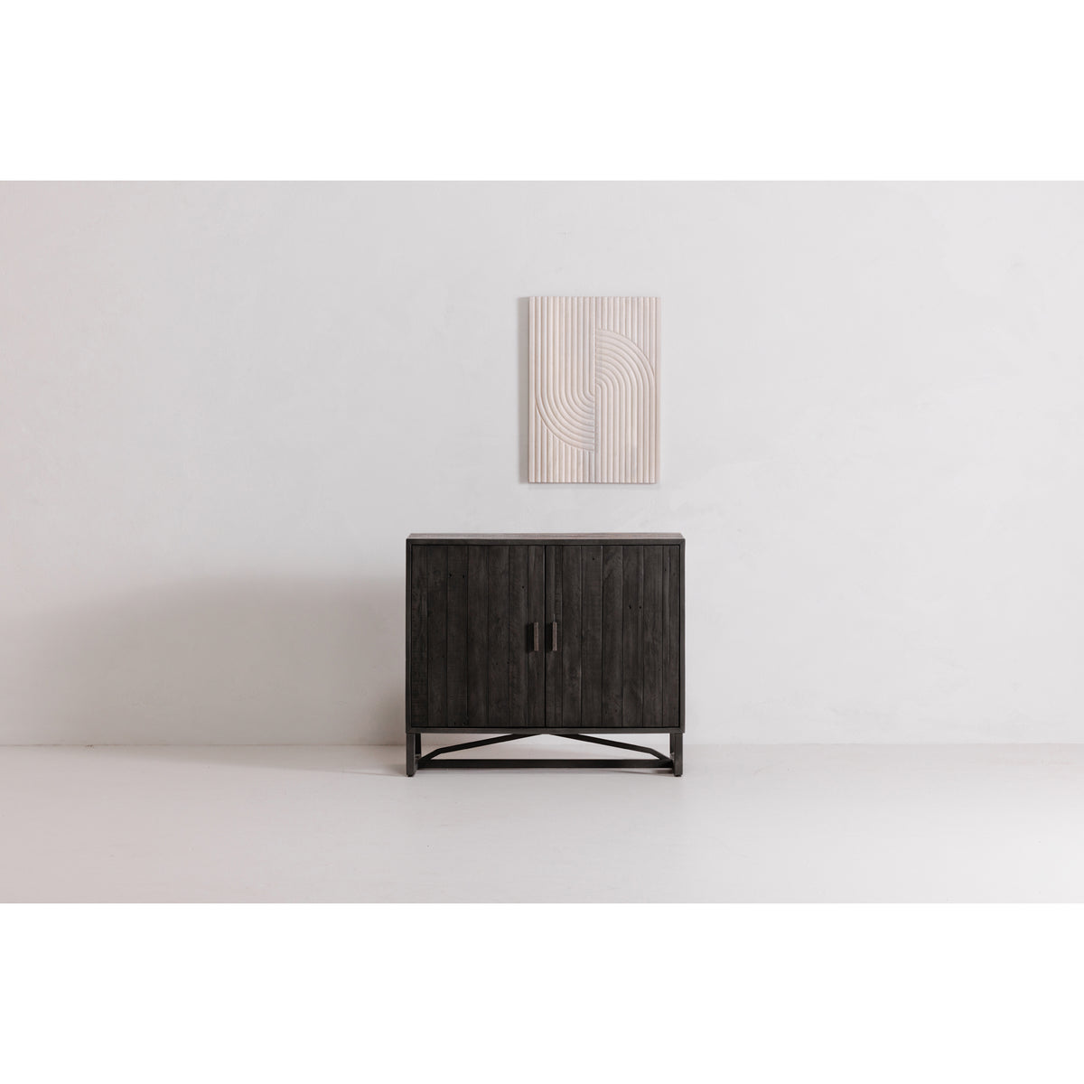 Sierra 2 Door Cabinet Black lifestyle image