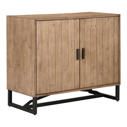 Sierra 2 Door Cabinet Natural view 3
