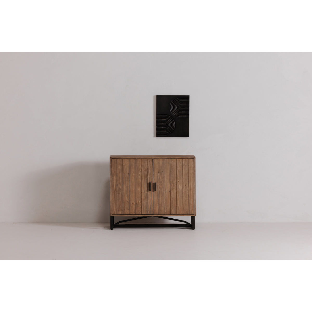 Sierra 2 Door Cabinet Natural lifestyle image