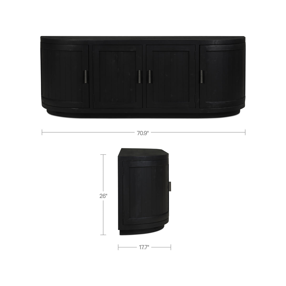 Nicola Media Cabinet Black image 13