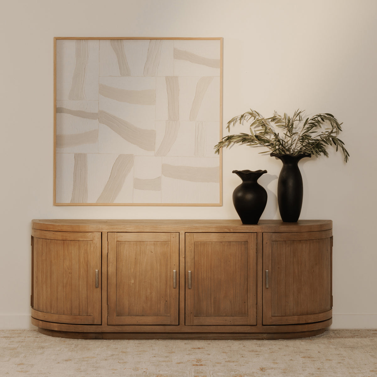 Nicola Media Cabinet Natural lifestyle image