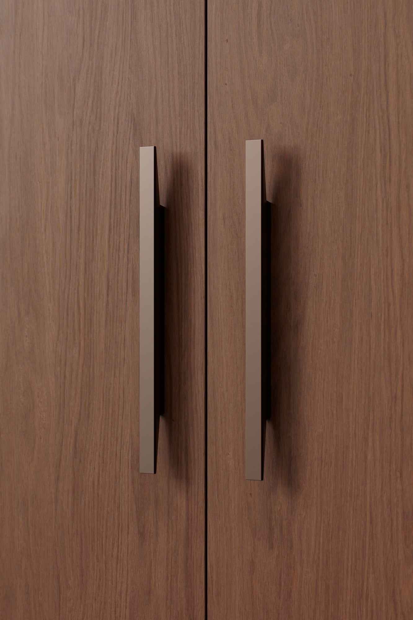 Dark Bronze "Facet" Drawer Pulls