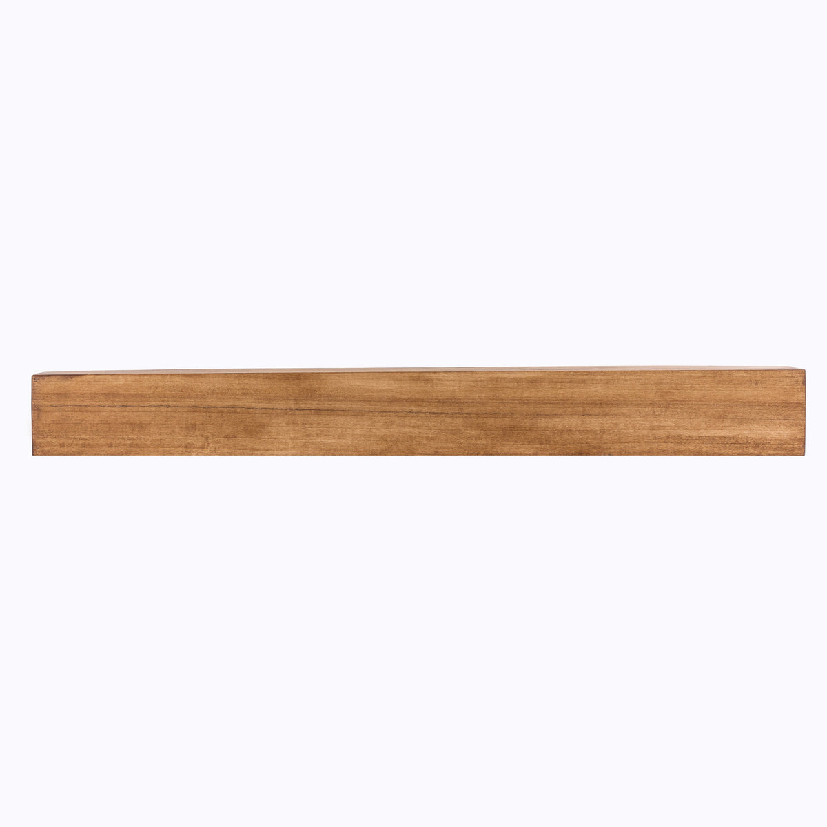Farmhouse Poplar Wood Floating Fireplace Mantel.