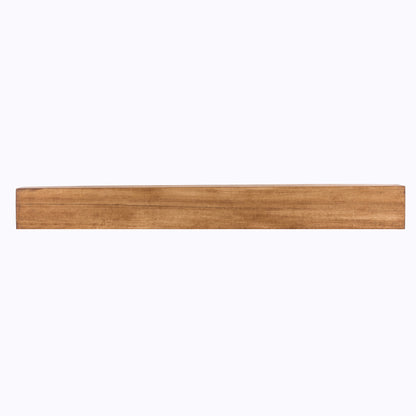 Farmhouse Poplar Wood Floating Fireplace Mantel.
