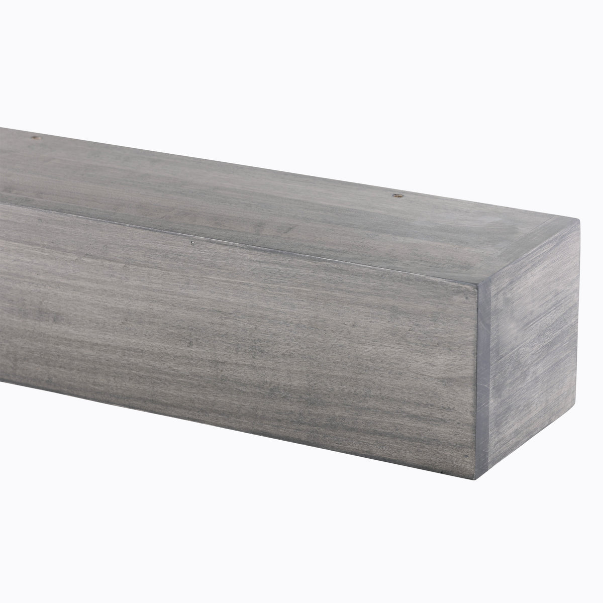 Farmhouse Poplar Wood Floating Fireplace Mantel.
