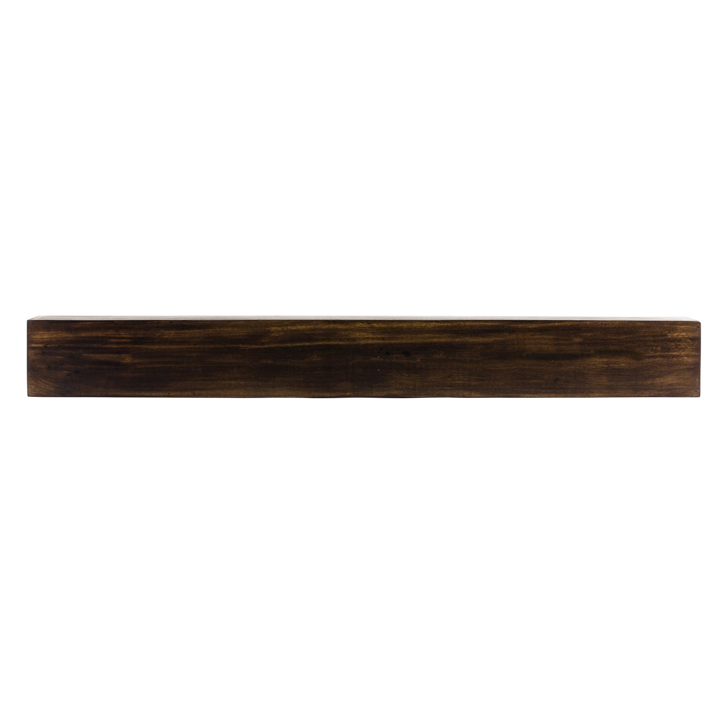 Farmhouse Poplar Wood Floating Fireplace Mantel.