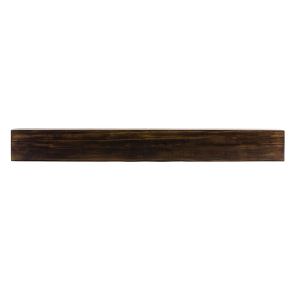 Farmhouse Poplar Wood Floating Fireplace Mantel.