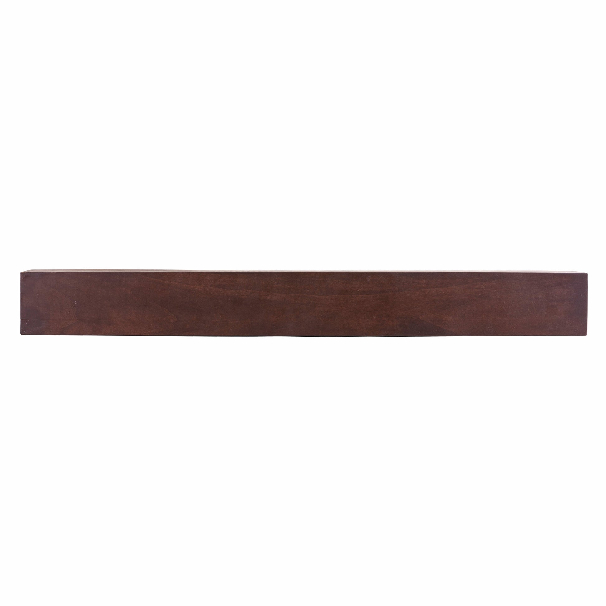 Farmhouse Poplar Wood Floating Fireplace Mantel.