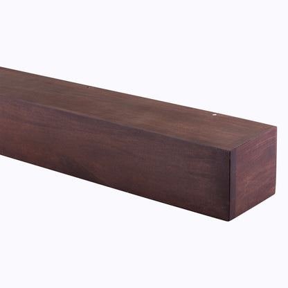 Farmhouse Poplar Wood Floating Fireplace Mantel.