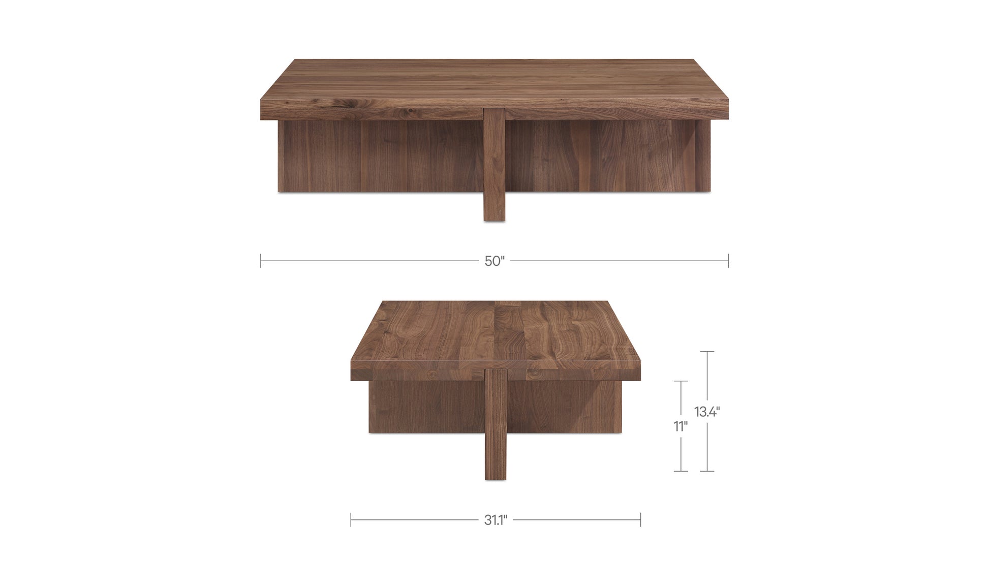 Folke Coffee Table Walnut.
