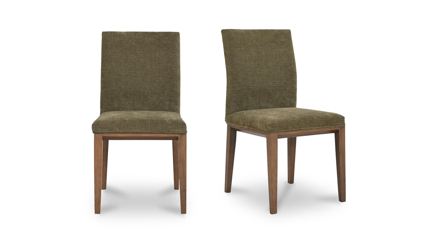 Frankie Dining Chair Olive-Set Of Two.
