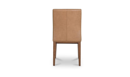 Frankie Dining Chair Tan Leather-Set Of Two
