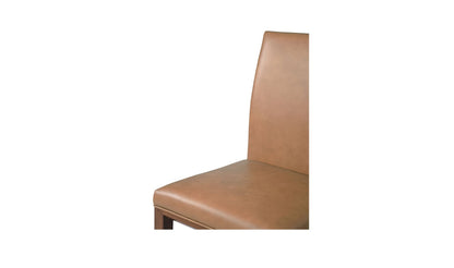 Frankie Dining Chair Tan Leather-Set Of Two