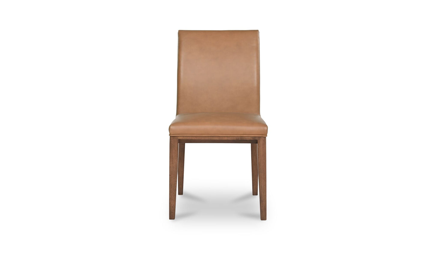 Frankie Dining Chair Tan Leather-Set Of Two