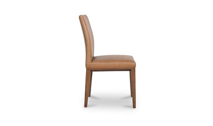 Frankie Dining Chair Tan Leather-Set Of Two