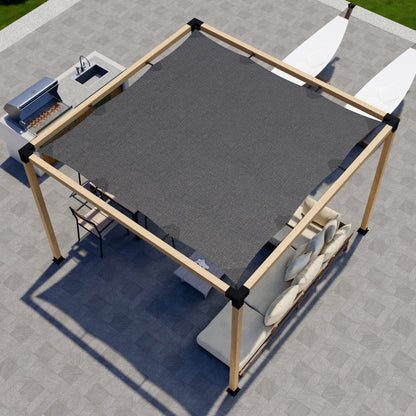 DIY Pergola Kit for a Freestanding Pergola With Canopy - Any Size Up to 12' x 12'.