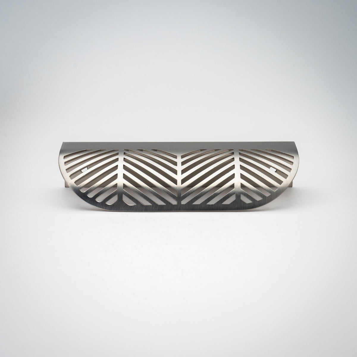 Frond, Solid Brass Edge Pulls.