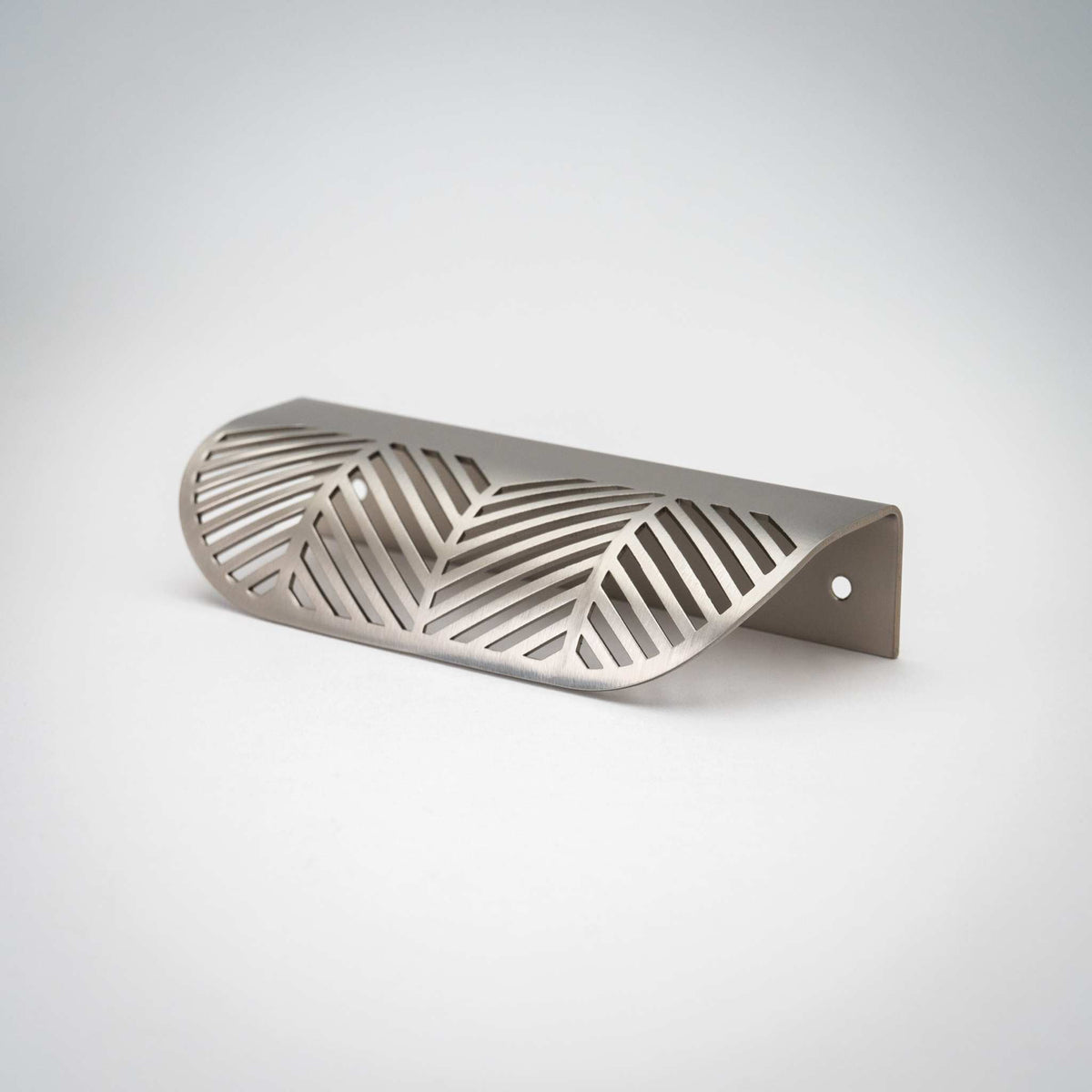Frond, Solid Brass Edge Pulls.
