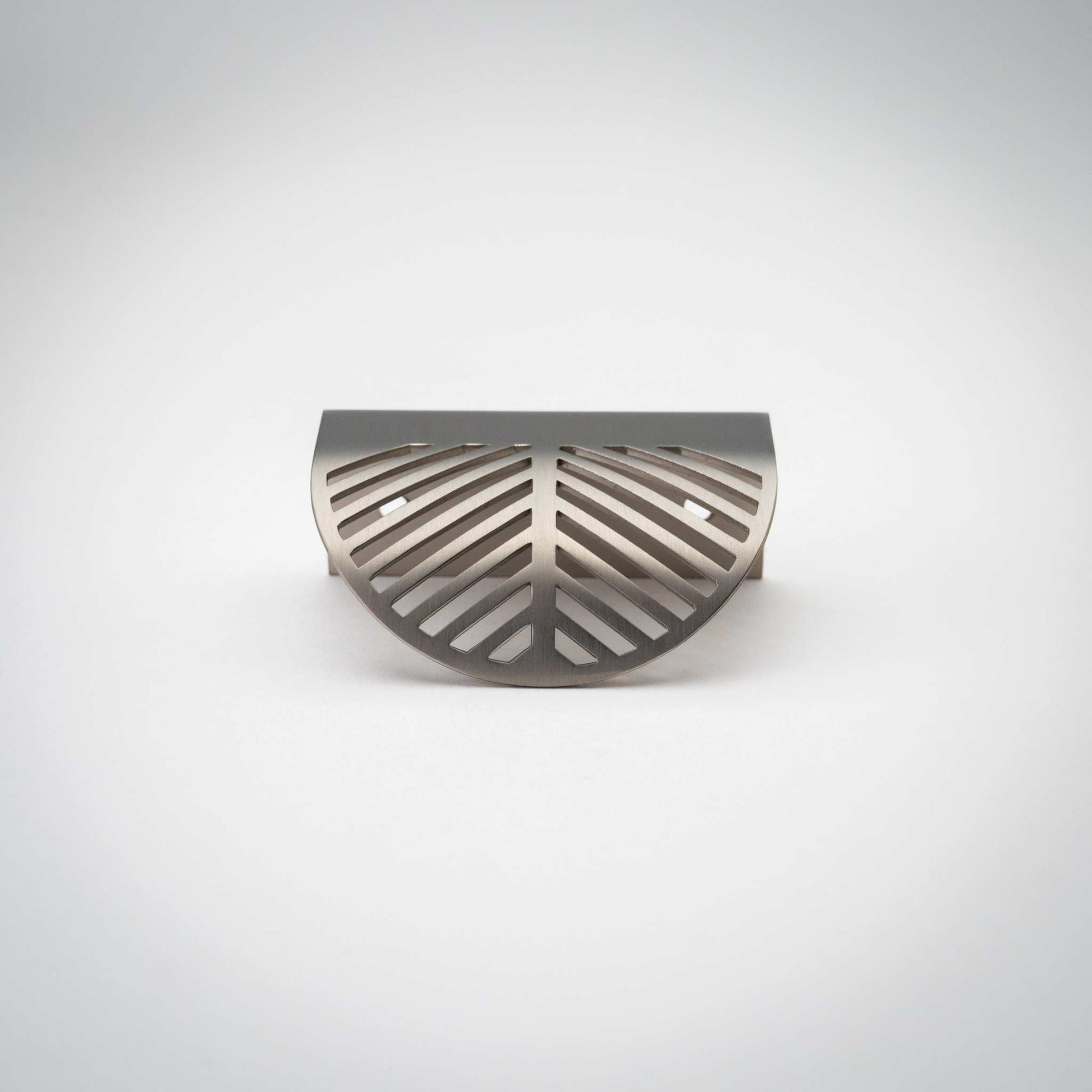 Frond, Solid Brass Edge Pulls.