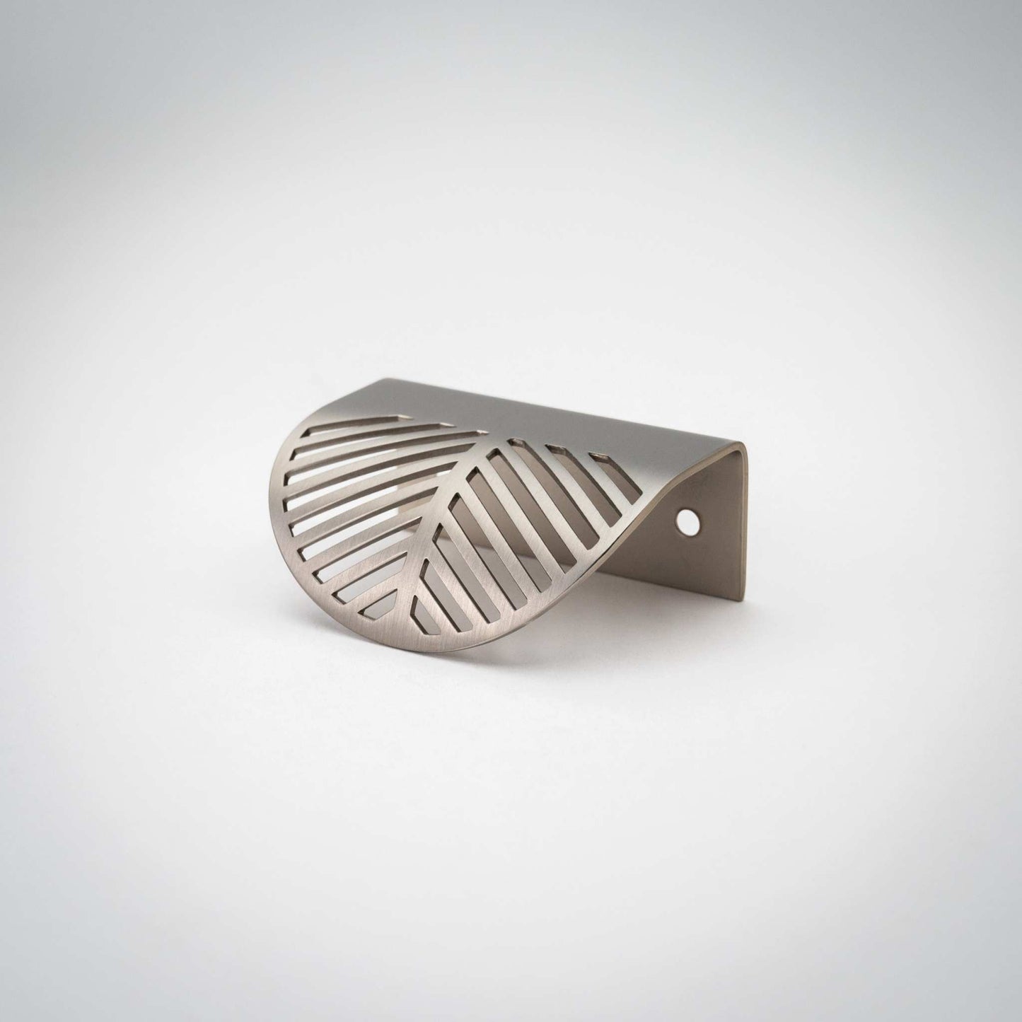Frond, Solid Brass Edge Pulls.