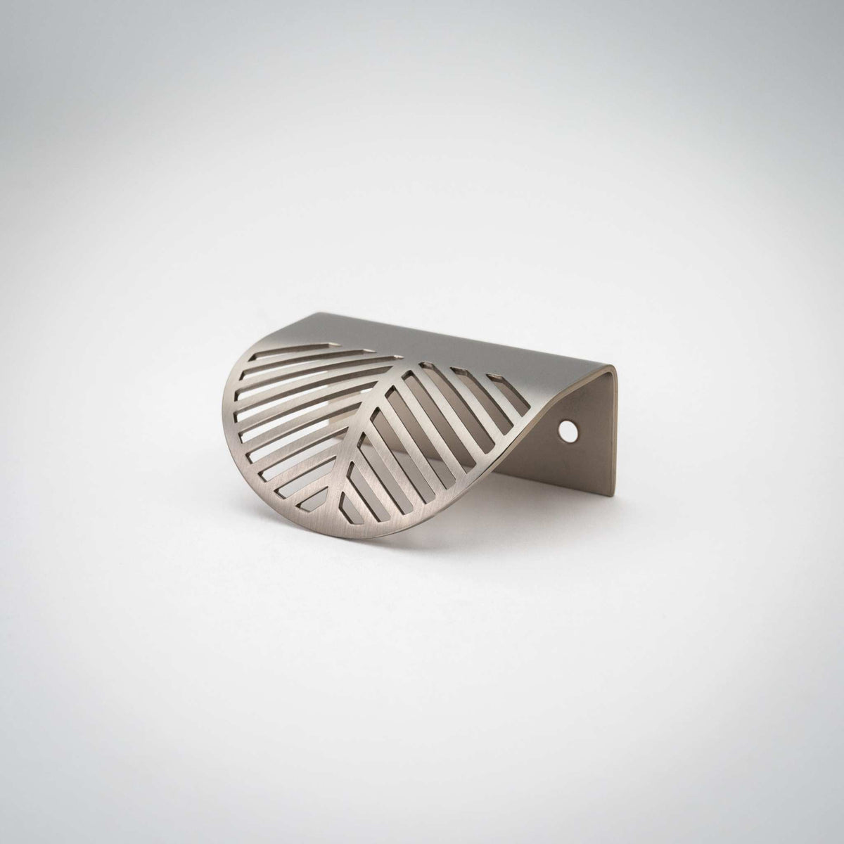 Frond, Solid Brass Edge Pulls.