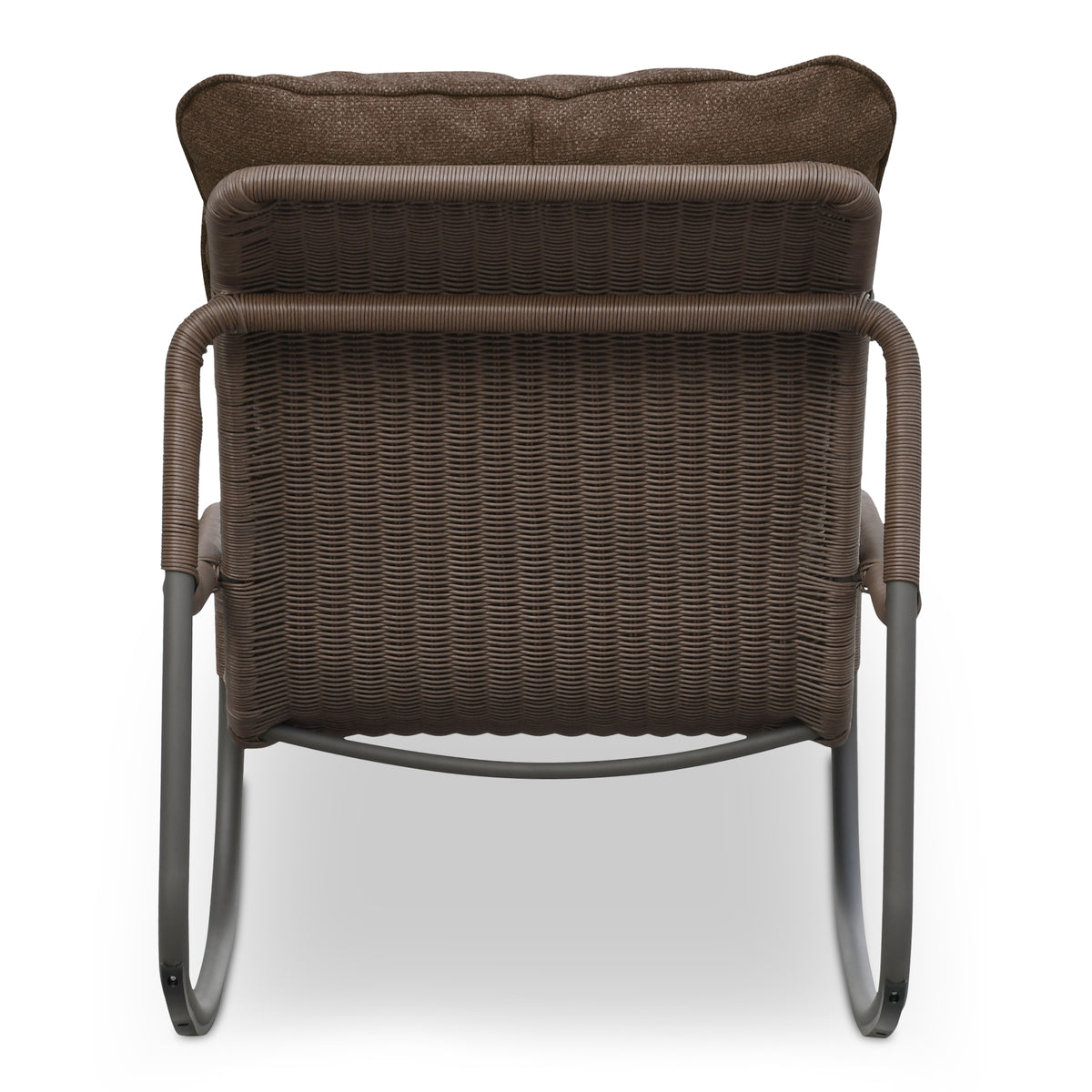 Lyra Outdoor Rocking Chair Brown view 5