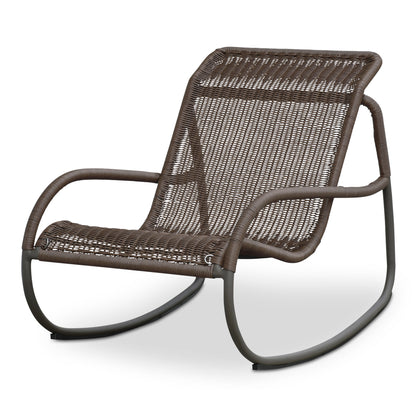 Lyra Outdoor Rocking Chair Brown view 6