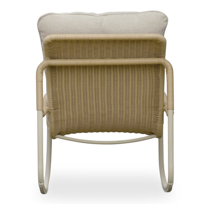 Lyra Outdoor Rocking Chair Beige view 6