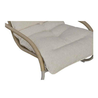 Lyra Outdoor Rocking Chair Beige view 8