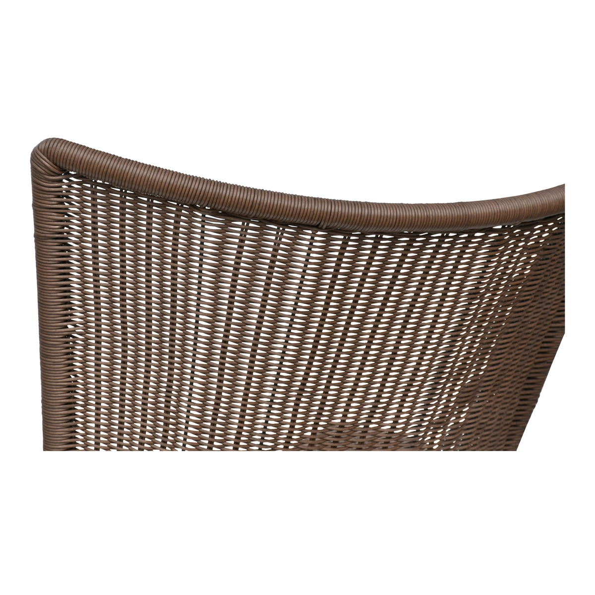 Paige Outdoor Accent Chair Brown view 6