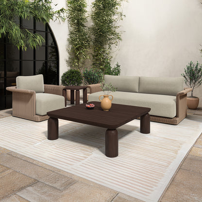 Meredith Outdoor Accent Chair Beige image 4