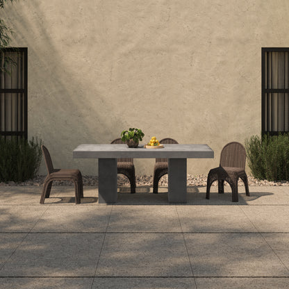 Kendall Outdoor Dining Chair Brown-Set of Two image 3