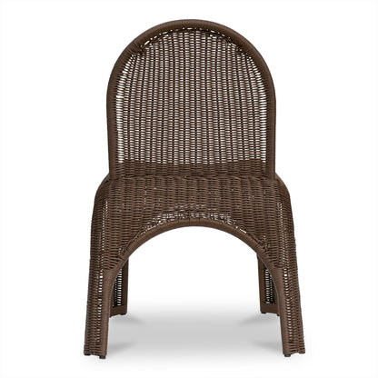 Kendall Outdoor Dining Chair Brown-Set of Two image 8