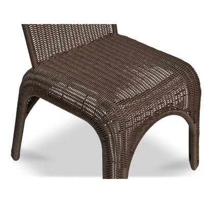 Kendall Outdoor Dining Chair Brown-Set of Two image 10