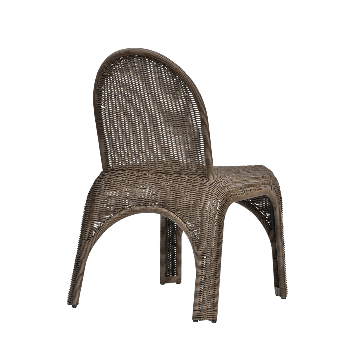 Kendall Outdoor Dining Chair Brown-Set of Two image 9