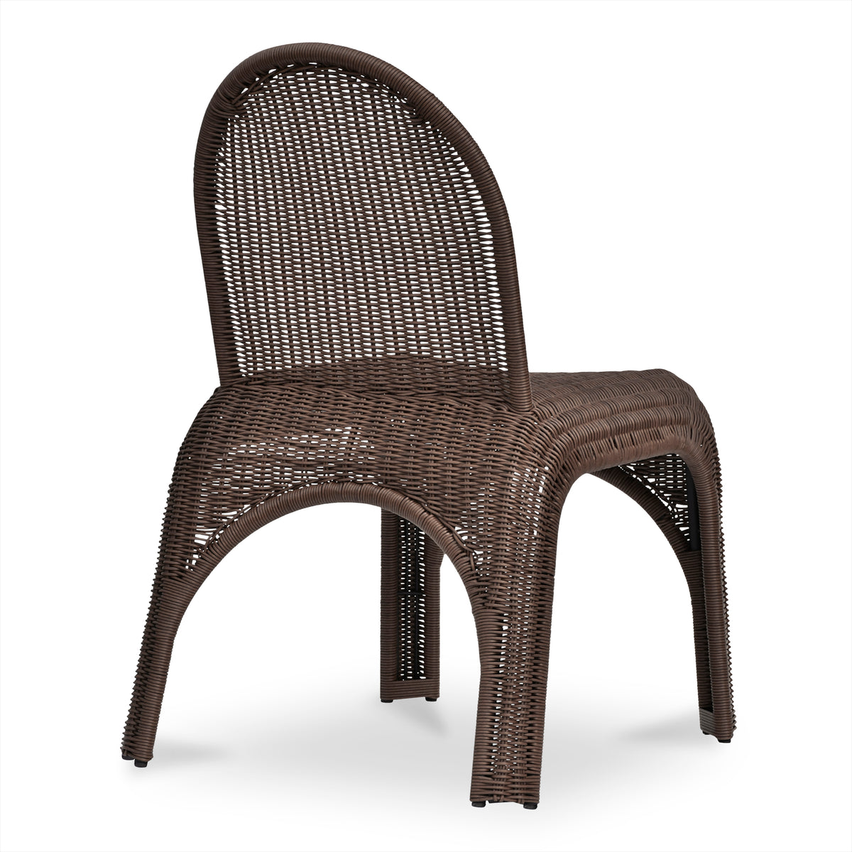 Kendall Outdoor Dining Chair Brown-Set of Two image 5