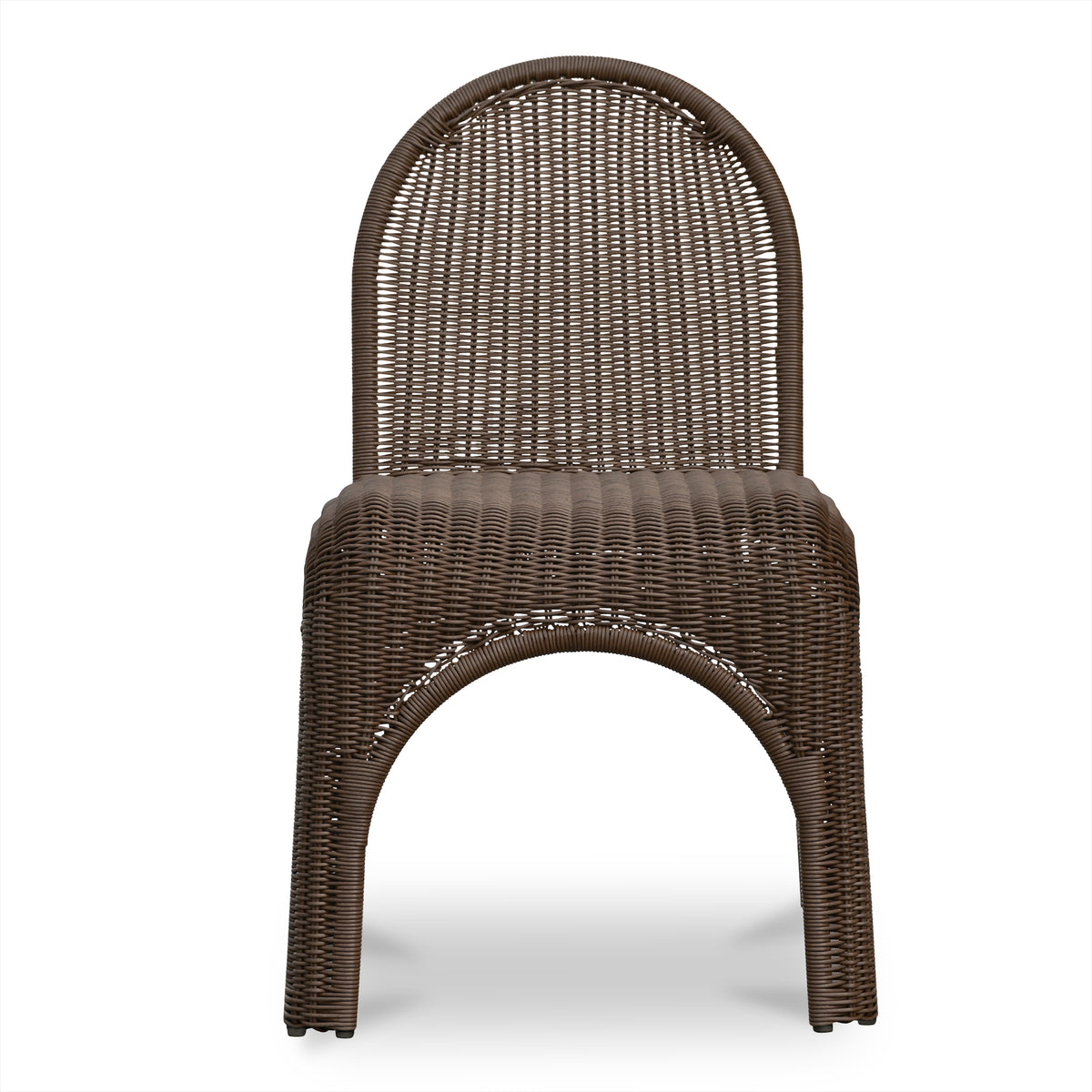 Kendall Outdoor Dining Chair Brown-Set of Two image 4