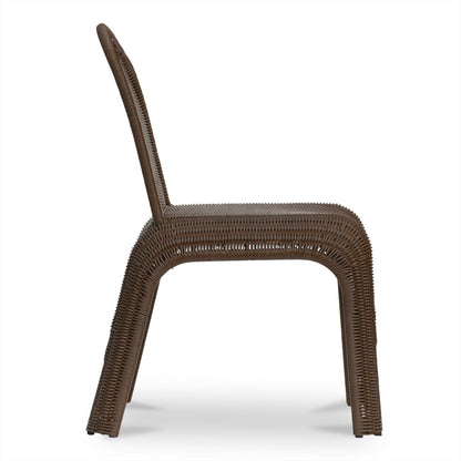 Kendall Outdoor Dining Chair Brown-Set of Two image 7