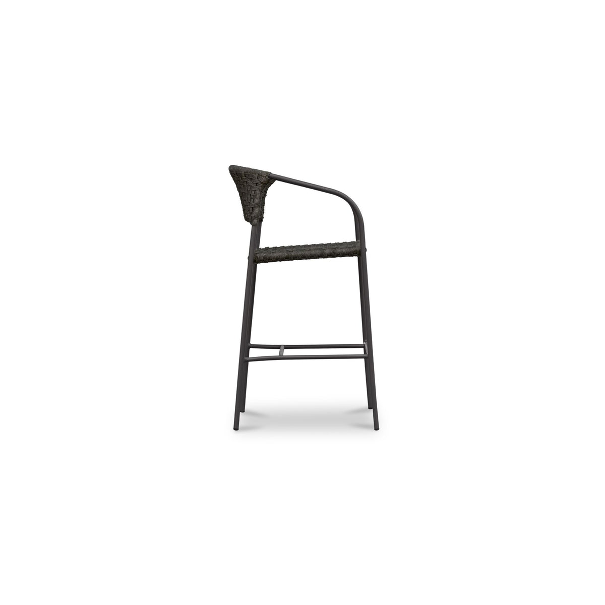 Zola Outdoor Bar Stool Dark Brown image 4
