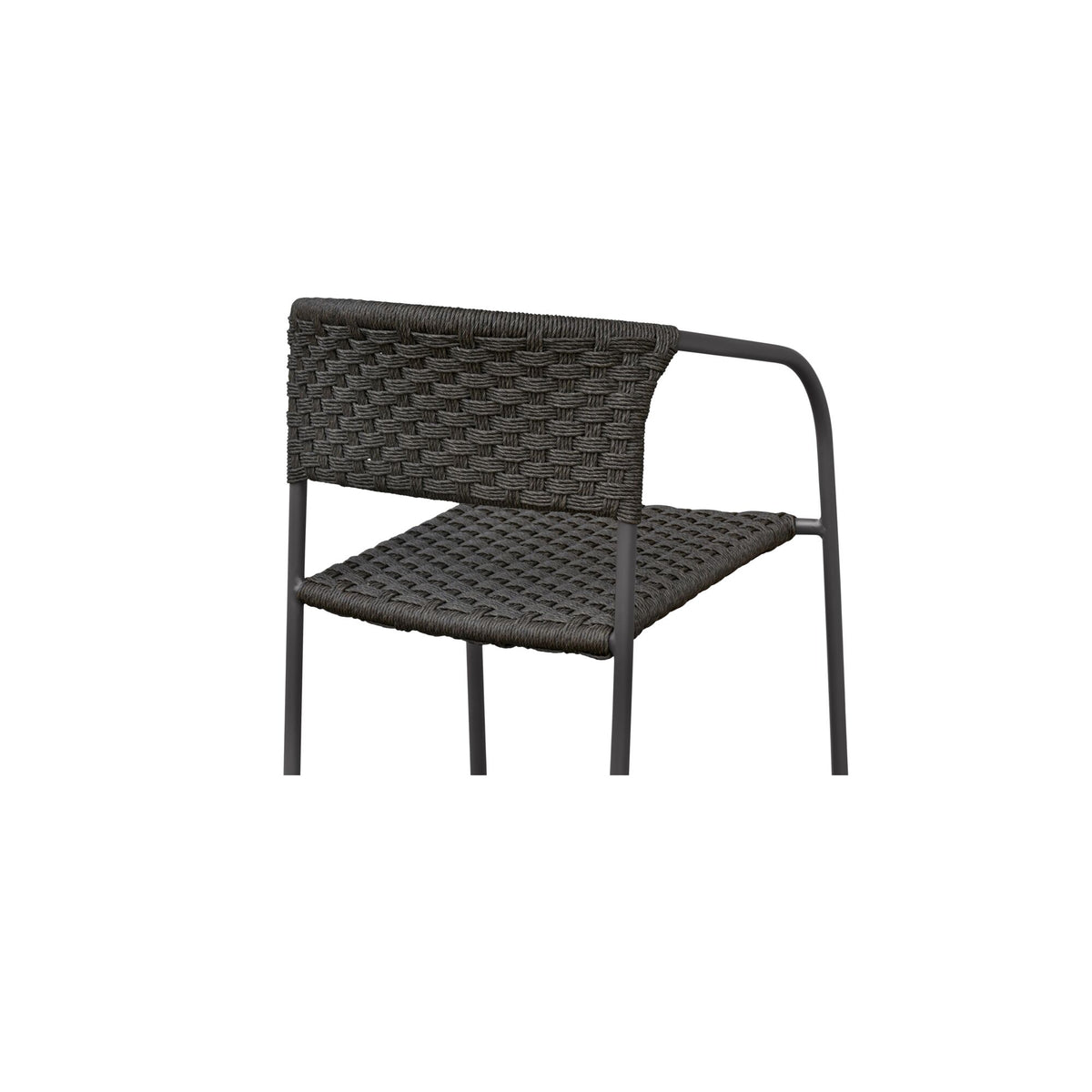 Zola Outdoor Dining Chair Dark Brown-Set of Two image 8