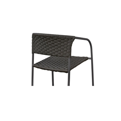 Zola Outdoor Dining Chair Dark Brown-Set of Two image 8