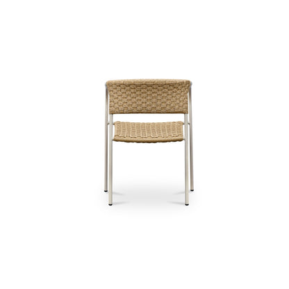 Zola Outdoor Dining Chair Natural-Set of Two image 7