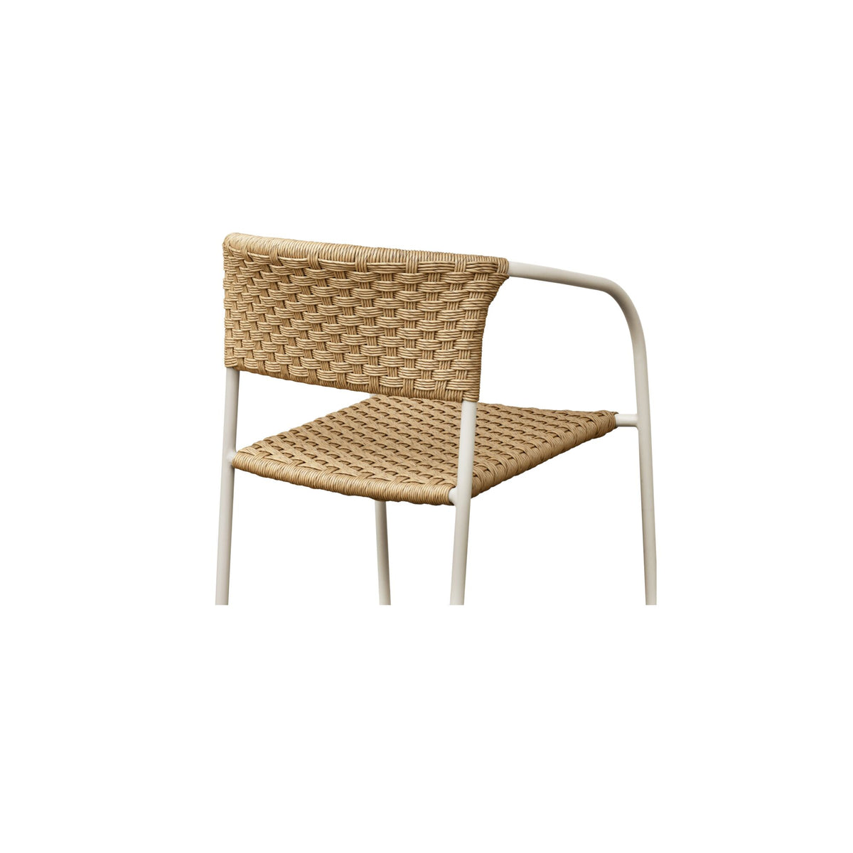 Zola Outdoor Dining Chair Natural-Set of Two image 8