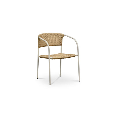 Zola Outdoor Dining Chair Natural-Set of Two image 4