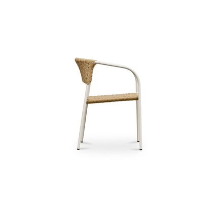 Zola Outdoor Dining Chair Natural-Set of Two image 6